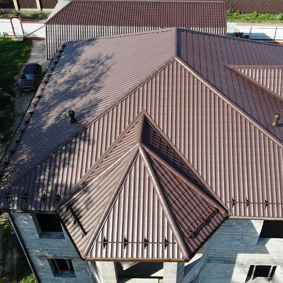 Монтаж сложной крыши и кровли в Егорьевске и Московской области